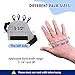 Zipcase Large Size Weighted Gloves for Tremors to Provide Hand Stability and Improve Hand Dexterity, Perfect Writing Weights & Hand strengthening Tool（2 x 1/2lb, Each Glove） Gray