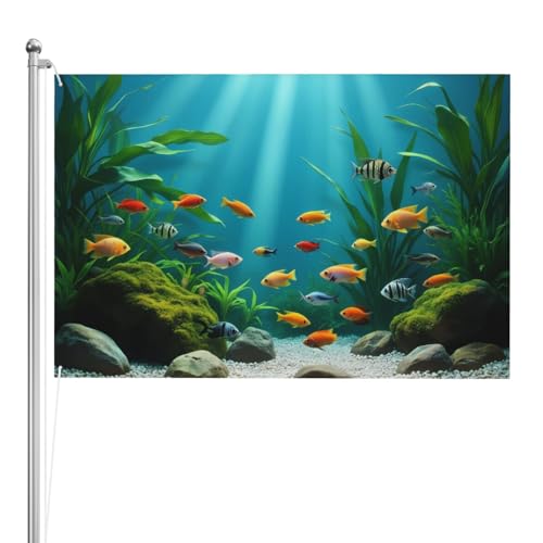 Drapeau extérieur 1,2x1,8m grand format polyester résistant - 2