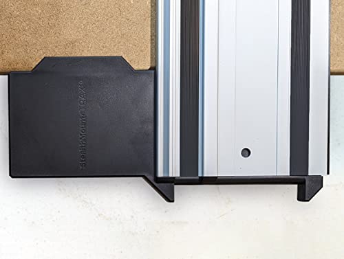StealthMounts Trax90 XL Track Saw Square for Milwaukee, Black - Image 3