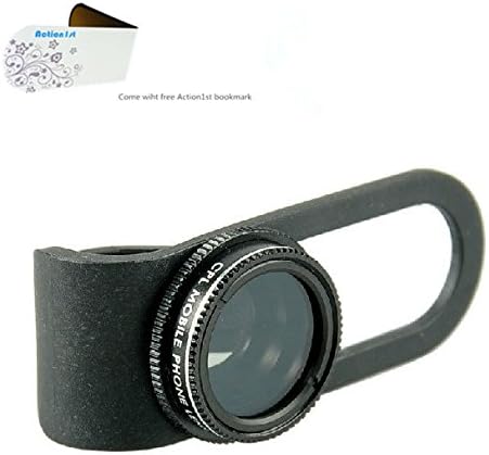 Action1st Universal Clip on Detachable Circular Polarizer(CPL) Lens Kit for iPhone 4 4S 4G 5 5G 5S 5C Samsung Galaxy S2 I9100 S3 I9300 S4 I9500 Note1/2/3