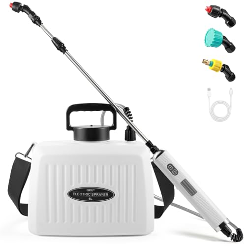 UTAWO Electric Sprayer, Battery Powered Sprayer 1.6 gal/ 6L, with