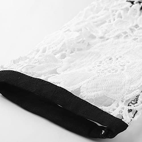 Jean Court pour Femme - Taille éLastique Stretch Sport Pantalon Court Tendance Streetwear Coupe Droite Jean Mode Pas Cher Short De Bodybuilding De Loisirs - Image 7