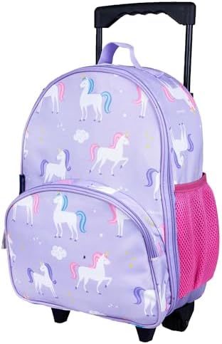 Wildkin Kids Rolling Luggage – Carry-On Size for School & Overnig...