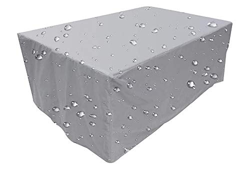 ZXGQF Fundas Muebles Jardín, Funda de Muebles de Jardín Exterior Mesa de jardín y Silla Cubierta de Protección Impermeable (330 * 220 * 70cm) Cover