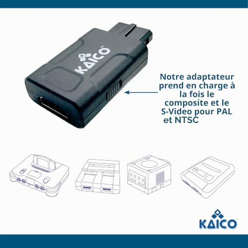 Adaptateur HDMI S-Vidéo pour N64 et Gamecube : conversion fluide Plug & Play - 6
