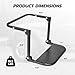 ‎DNA MOTORING Folding Tire Step Adjustable Mounted Step for Car Pickup Truck SUV RVs, Heavy Duty, Fit Most Tire from 9'' to 13'', Max Capacity 330 lbs, TOOLS-00297
