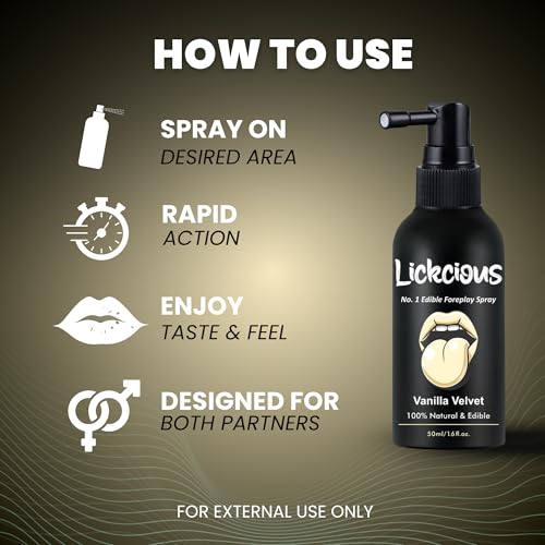 Image of Vanilla Velvet Oral Spray for Couples | Edible Water-Based Flavoured Spray | 100% Vegan, Dermatologically & Clinically Tested | Made in India | 50 ml