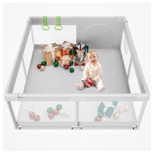 Fodoss Baby Playpen, Playpen for Babies & Toddlers, 47x47 Small Baby Play Pen,Toddler Playpen for Apartment,Play Yard for Baby,Baby Activity Play Fence, Extra Large Baby Playard