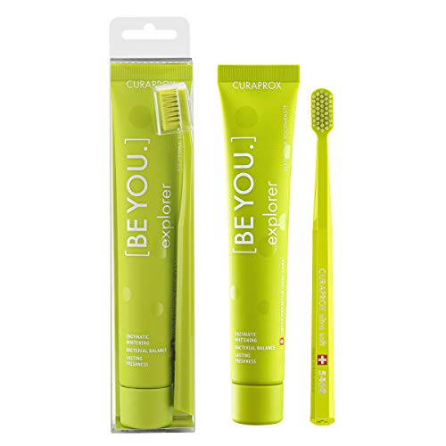 Curaprox be you explorer set green dentifricio 90