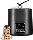 [Grande capacità]: la pentola perla completamente automatica ha una grande capacità di 9L e un'alta potenza di 1350 W. Può cucinare fino a 1,5 kg di perle alla volta. Ci vogliono solo circa 50 minuti per cuocere una pentola di perle.