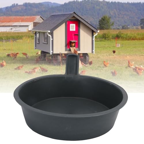 Mangeoires pour poulets en plastique PP épais avec poignée de transport 9L - 6