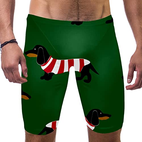 Maillot de bain pour chien et short homme vert séchage rapide M