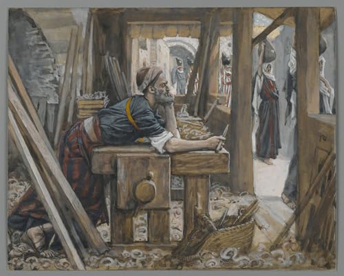 L'angoisse de saint Jacques impression toile pour decorer un grand mur de salon vide