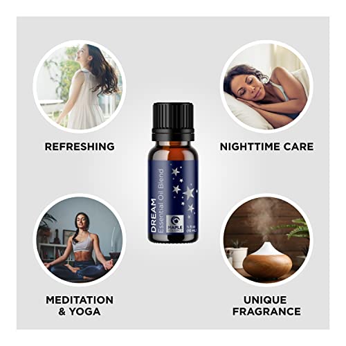 Sleep Essential Oil Blend For Diffuser - Dream Essential Oil For Diffusers Aromatherapy And Wellness With Ylang-Ylang Clary Sage Roman Chamomile And Lavender Essential Oil For Nighttime Support 10Ml #TOP3