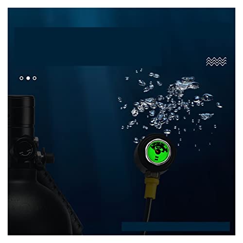 Equipo de buceo submarino con medidor de presión residual para mayor seguridad