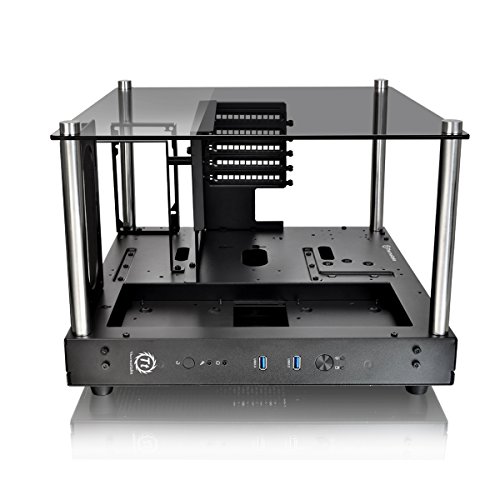 Gabinete TT Core P1 TG Black/Wall Mount/Tempered Glass, Thermaltake, CA1H900T1WN00