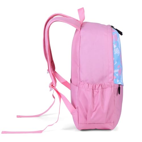 Image of Reelay mee 28 L Polyester, Waterproof, Light Weight, Fascinating Backpack - 8340 (Pink Blue)