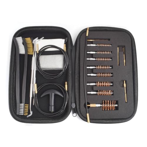 Gun Cleaning Kit .17-.45/12GA with Flexible Cables