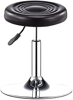 Suge Sillas for desayunos Comedor Taburetes Cocina taburetes Sillas Bar -? Ajustable giratoria Barstools con Chrome Base Pub Sillas Contador