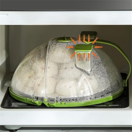 Évitez les éclaboussures avec le couvercle micro-ondes pliable rétractable