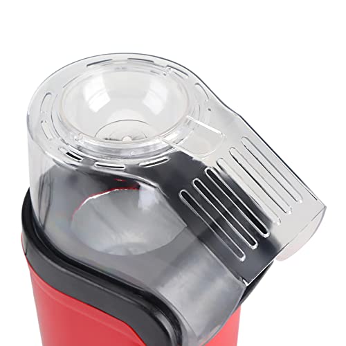Heitign Mini Electric Popcorn Maker Machine Air Popper Popcorn Maker With Large Lid Fast Making Diy Flavors, No Oil, 1200W Retro Red Air Popper Popcorn Maker Automatic Machine For Home #TOP4