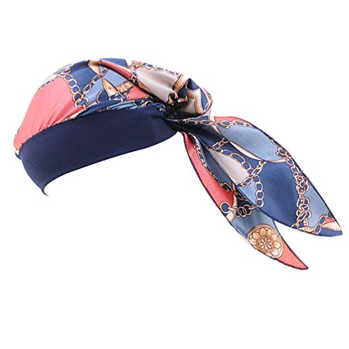 KESYOO Turbante EnvoltÃ³rio da CabeÃ§a Cachecol Chiffon ElÃ¡stico de Cauda Longa Headwraps Cabelo Lo