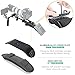 NICEYRIG 15mm Shoulder Pad Rig Support System with Riser Base Plate Mount, 15mm Rod and Rod Rail Handle Kit Universal for DSLR Camera, Mirrorless Camera - 173