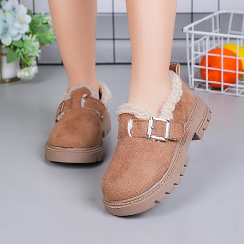 Girls Platform Slippers Boots Shoes Kids Boys Girls Plush Slippers Thick Bottom Cuddle Slides Slippers Snow Boots Shoes2