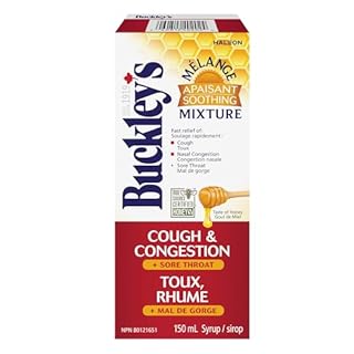 BUCKLEY'S Soothing Mixture Syrup for Cough, Congestion & Sore Throat, 150ml