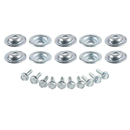 ihreesy Skid Plate Washers Kit,7556065 Stainless Steel UTV Skid Plate Washer and Bolt Washer Screw Kit Fit for RS1 RZR 500 570 700 800 900 1000