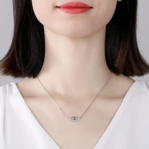 Collier œil bleu turc en cristal chic pour sublimer vos tenues d'été