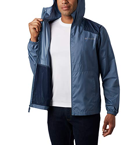 Image of Columbia Hood Polyester Regular Fit Mens Active Wear Jacket (S22-KM3972-011-P)