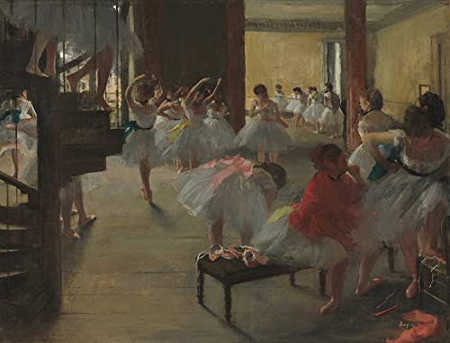 Toile Edgar Degas Il Corso di Danza idée cadeau décoration 58 x 90 cm