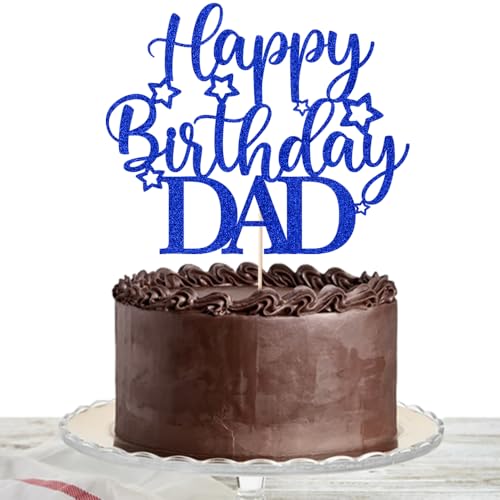 Lgaiehjc Happy Birthday Dad Cake Topper