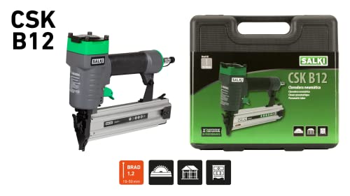 Miniatura 3 de Salki Pack Clavadora Csk B12 Brad Ax 25mm 30mm 40mm Pistola De Clavos Neumática Clavadora Para Madera Y Carpintería