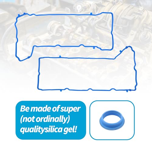 Image of HiSport VS50805R Valve Cover Gasket Seal - Compatible with Dodge Charger Challenger Chrysler 200 300 Town & Country Durango Grand Caravan Cherokee Wrangler Ram 1500 3.2L 3.6L