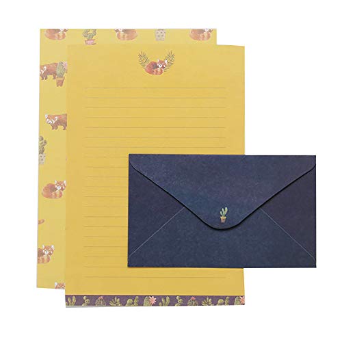 HUIHE Cute Floral Letter Stationery,Stationery Paper and Envelopes Set (30 Stationery Paper + 15 Envelopes) Letter Set
