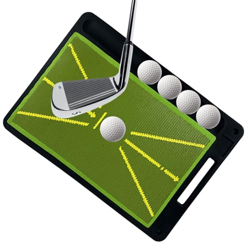 Mat de golf de rétroaction de chemin pour s'entraîner au swing dans son salon ou jardin