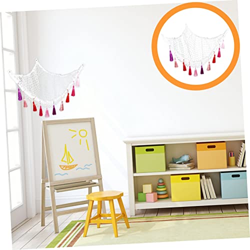 Toyvian 2 Unidades Cama De Armazenamento De Brinquedos Rede De Canto Para Brinquedos Rede Organizado