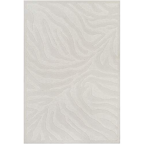 Tapete exterior texturizado Livabliss Zandy 7'x10' crema miniatura 2