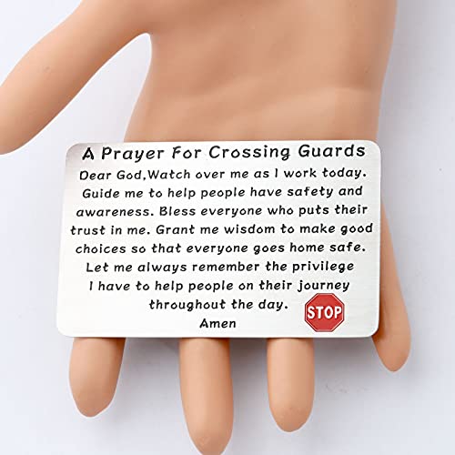 Crossing Guard Gift Crossing Guard Prayer Wallet Card A Prayer For Crossing Guards Lollipop Man Gift3