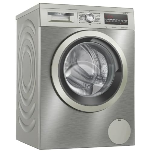 Bosch WUU24T6XES - Lavadora carga frontal A, libre instalación, 60 cm, 9 kg, 1.200 rpm, motor EcoSilence Display LED con recomendación de carga SpeedPerfect, color blanco