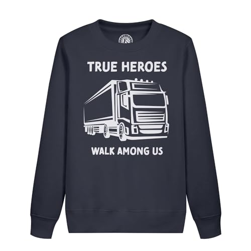 Sweatshirt enfant camionneur anti bouloche pull chaud enfant résistant