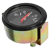 Zerodeko Analoges Amperemeter 12–24 V für Pkw Lkw und Traktoren Metall Präzise Stromanzeige mit Zeiger Wartungsarmes Fahrzeug Messgerät