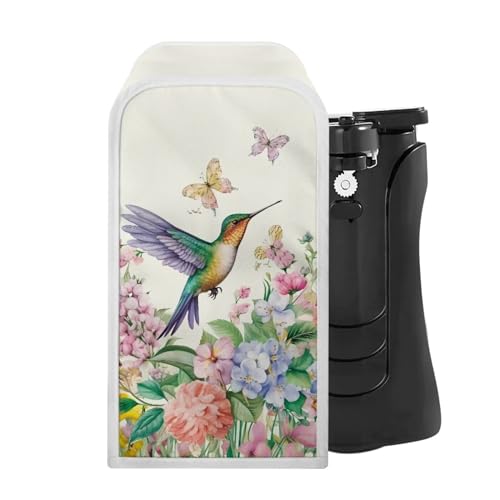 Fuojuvelie Humming Bird Dust Cover for Can Opener Dustproof Kitchen Appliance Cover Fits Most Electric Automatic Can Openers