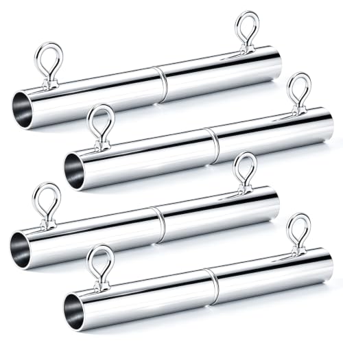 Hicarer 4Pcs 2 Way Canopy Pipe Connector for 1" EMT (1 3/16" OD) Carport