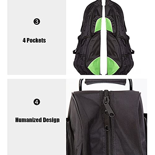 Jtyx Fencing Draw-Bar Wheel Bag For Epee Saber And Foil 1680D Oxford Cloth Trolley Case For Fencing Sword Suit Sword Carry Case #TOP1