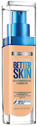 Maybelline New York SuperStay Better Skin Foundation, Warm Nude 1 oz (Pack of 3)