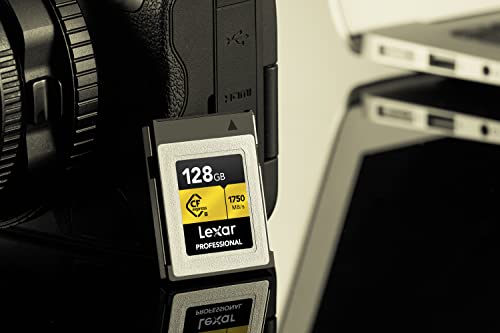 Professional Serie GOLD Scheda Cfexpress 128 GB, tipo B Scheda CF, Lettura fino a 1750 MB/s, Adotta PCIe 3.0 NVMe, Scheda di Memoria per Fotografi Professionisti, Videografi(LCXEXPR128G-RNENG) - RAM - Immagine 6