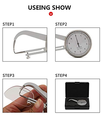 Image of Lens Thickness Measurement Clock Eyeglasses Measurement Tool by dhoptical